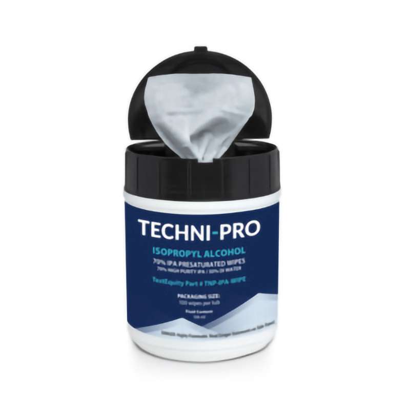 Electronics Cleaner, Presaturated Wipes, 5"x8", 100/Tub